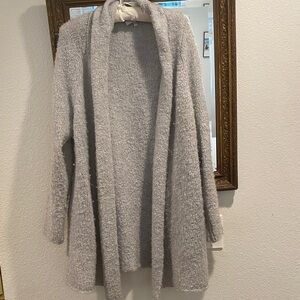 Joie Light Gray Cozy Cardigan